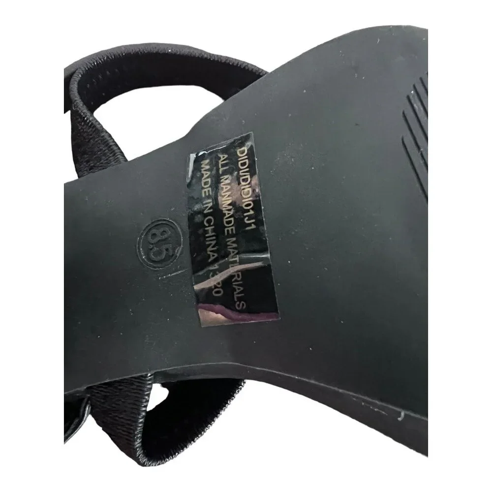 Madden Girl Women's Strappy Heeled Sandal Black Size 8.5 Black - Picture 8 of 8